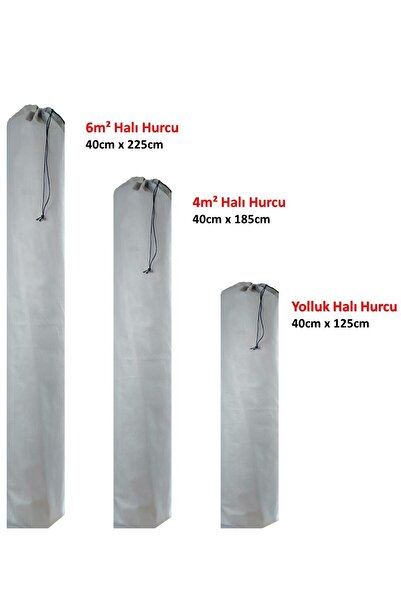 Sarar Halı Hurcu 3 Adet Birinci Sınıf Tela Kumaş Bağcıklı Halı Hurcu