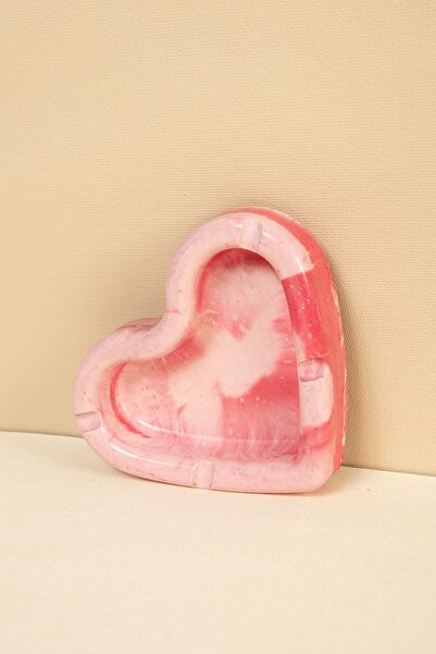 Handmeight Beton Pembe Wave Küllük, Dekoratif Küllük