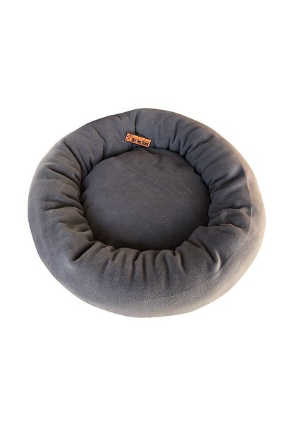 BRT Pet Gray Set of 2 - Scratching Board and Fleece Bagel Cat Bed