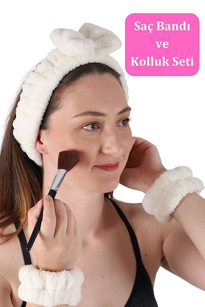 vosvera Κρέμα σετ εφαρμογών μακιγιάζ Soft Hair Band And Bracelet