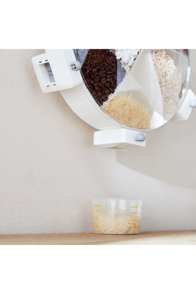 Home Box Essential Wall Mounted 6-in-1 Grain Storage Container