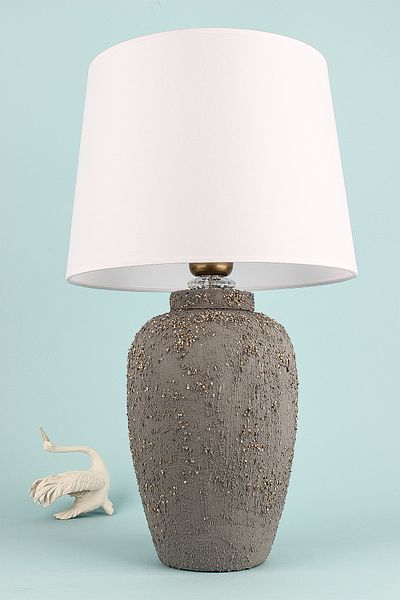 Hmydesign Jouer Ceramic Lampshade - Gray White Handmade