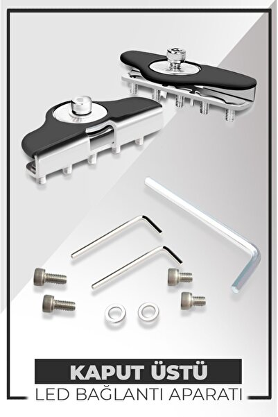 Carlifestyle Kaput Üstü Montaj Aparatı Delme Çizme Yapmaz Off Road Led Lamba ...