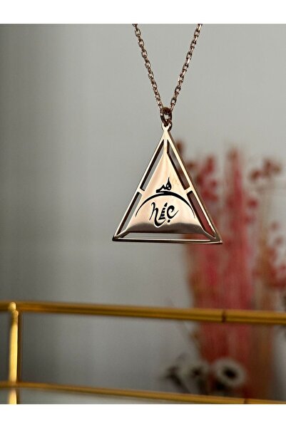 Ay Accessories 925 AYAR Üçgen Hiçlik Kolye
