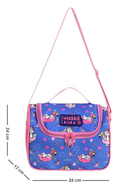 GENC DIJITAL BASKI Waddell Unicorn Patterned Flamingo Thermal Lunchbox Set