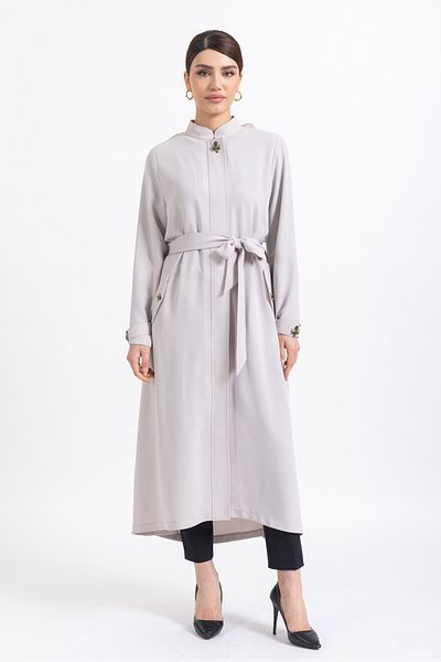 Ayda Triko Stone Belted Cap