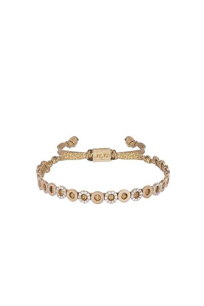 Juju Bronze Mini Circle Bracelet With Stones