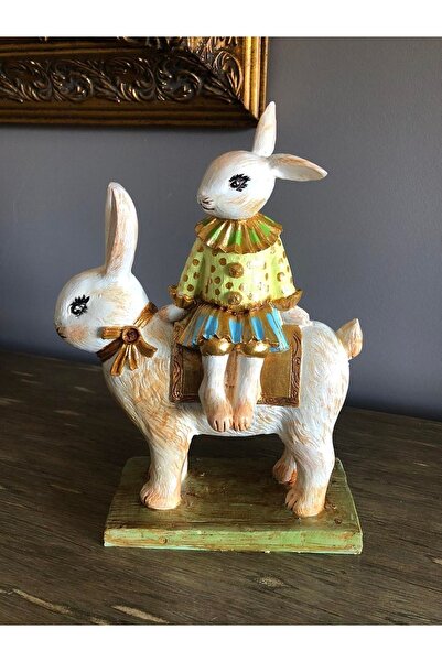 HAZE DESİGN LAB Yavrulu Tavşan Biblo