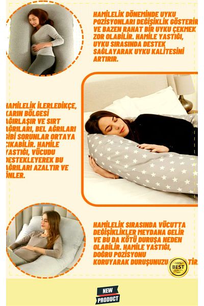 OMZ Large Hugging Pillow - Multifunction Pregnant Pillow