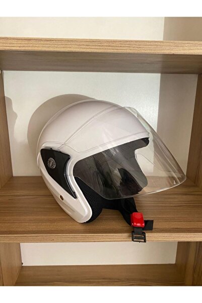 ERDEMMOTOR Açık yarım kask beyaz