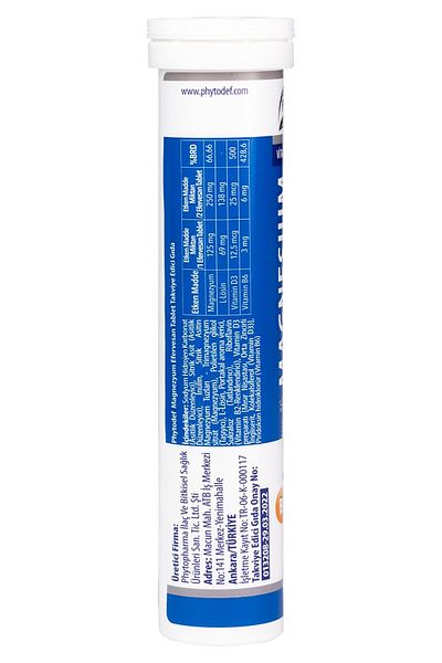 Phytodef Magnesium Citrate Effervescent Tablet - 20 Pieces (Magnesium Citrate)