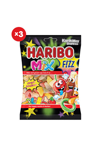 Haribo Ekşii Mix 70 G 3'lü Paket