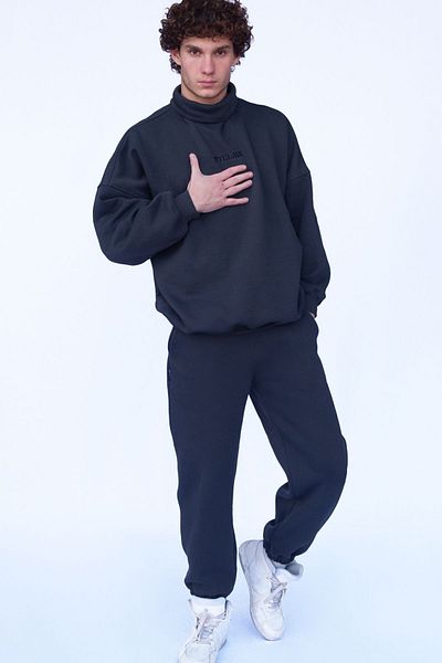 Vatkalimon Anthracite Oversize Sweatpants with Pockets