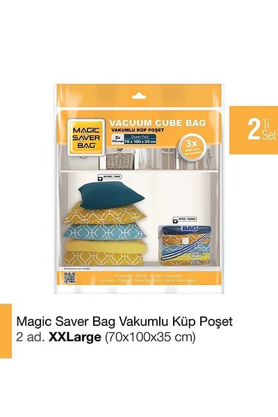 Magic Saver Bag 2 Pack Xxlarge Cube Vacuum Bag