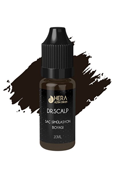 Hera Altın Oran Dr.scalp Saç Simülasyon Boyası 20ml (SİYAH KAHVE)