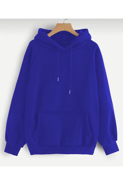 blackjack giyim Unisex obyčejná černá mikina s kapucí