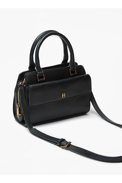 Flora Bella by Shoexpress Flora Bella Textured Tote Bag with Detachable Strap and Zip Closure