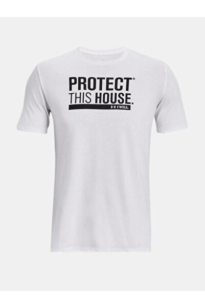 Under Armour Ua Protect This House Ss - Crew Neck White T-Shirt