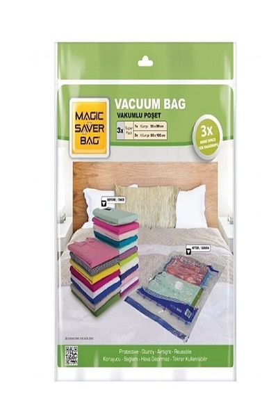 Magic Saver Bag Set of 3 Vacuum Bags