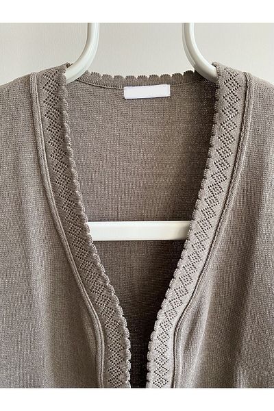 we are the best UYSALİDA Middle Age and Above Mother Knitwear Vest - Buttonless Design