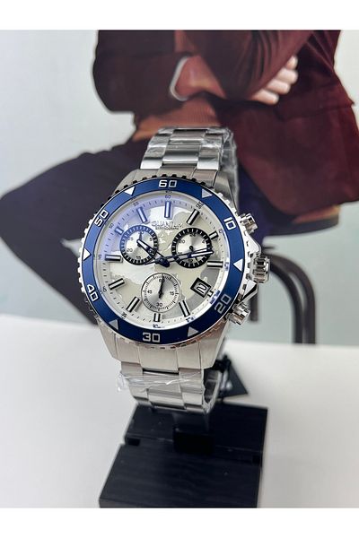 Quantum 10 Atm Waterproof Steel Sports Wristwatch - Dial Detail, 2 Years Warranty