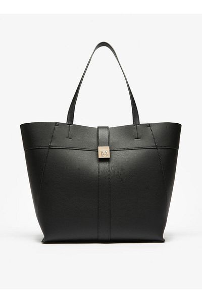Flora Bella by Shoexpress Flora Bella Solid Tote Bag with Handles and Zip Closure