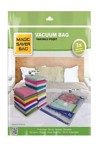 Magic Saver Bag Σετ σακουλών κενού 7 τεμαχίων (2 L + 2 Xl + 2 Xxl + 1 Jumbo)