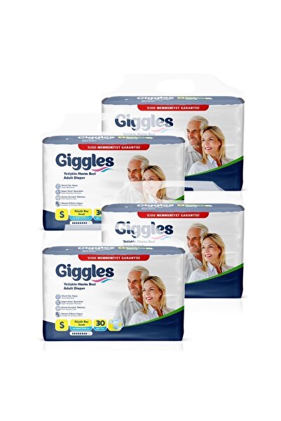 giggles Yetişkin Bel Bantlı Hasta Bezi Small 120 Adet