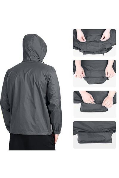 GHASSY CO. Ghassy Co. Ανδρικό Pro - Αδιάβροχο με ελαφριά κουκούλα και κρυφή εσωτερική επένδυση