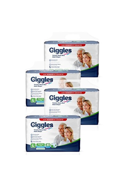 giggles Yetişkin Bel Bantlı Hasta Bezi Large 120 Adet