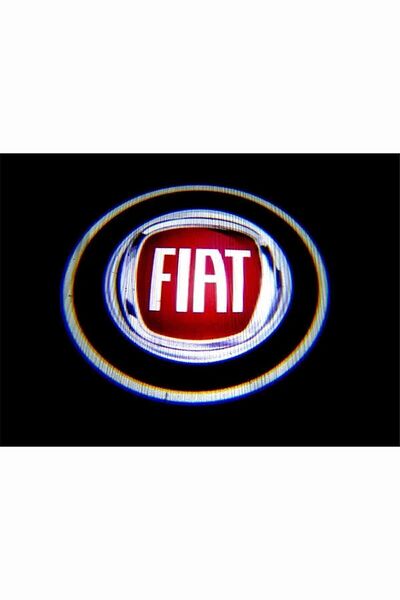 Otoaction OTOACTİON Fiat Araçları Için Pilli Yapıştırmalı / MEsafe Sensörlü Kapı Altı Led Logo / Projektör