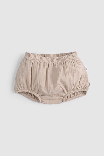 Little Gusto بلوفر أطفال من القطن العضوي باللون البيج