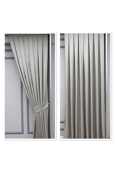 LEVENT ÖZEL Sevilla 100x260 Thick Pleated Single Wing Background Curtain Living Room, Living Room and Bedroom Curtain Gift Product
