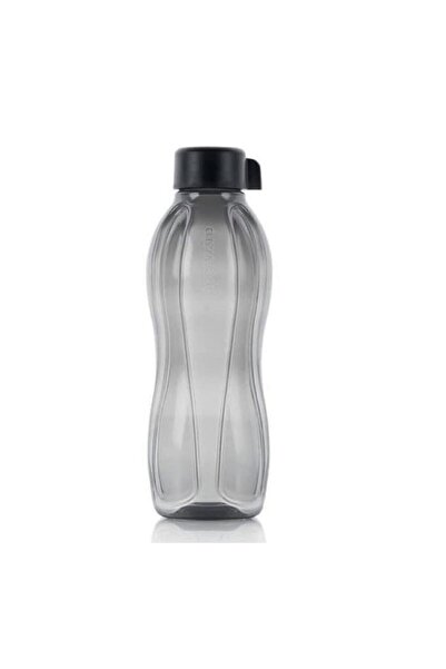 Tupperware Eko Şişe 1 Litre Matara Suluk Vidalı Kapak Water Bottle Hsgl Siyah