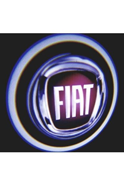 10oto Mesafe Sensörlü Pilli Yapıştırmalı Kapı Altı Led Logo Fiat Sensörlü Pil...