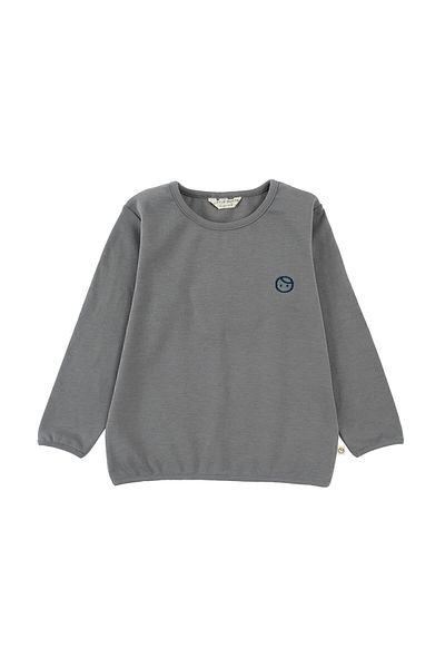 Little Gusto Organic Cotton Sweatshirt Body Gray