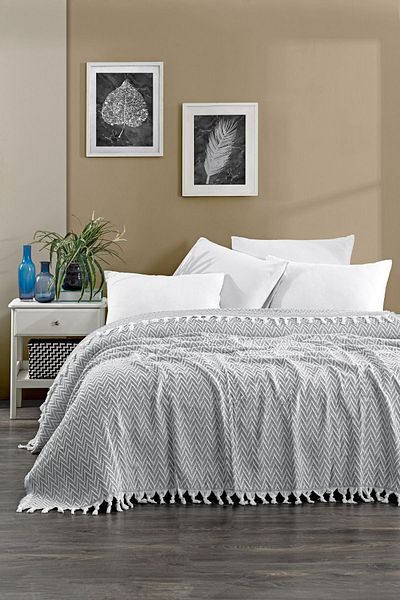 Casnack Grey Double Pike - Sayina Model, 1600gr, 200x230cm
