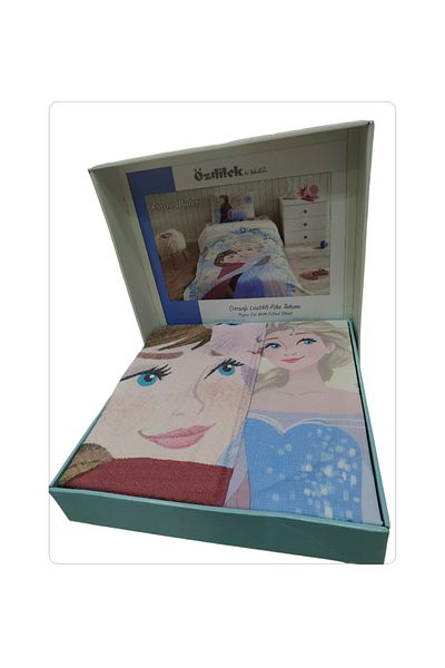 Özdilek Frozen Licensed Single Özdilek Pique Set - Elastic Sheet