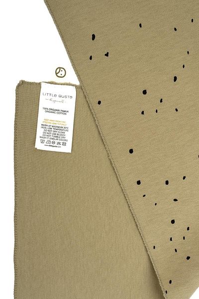 Little Gusto Shoulder Cover Baby Cosmos Khaki Organic Cotton