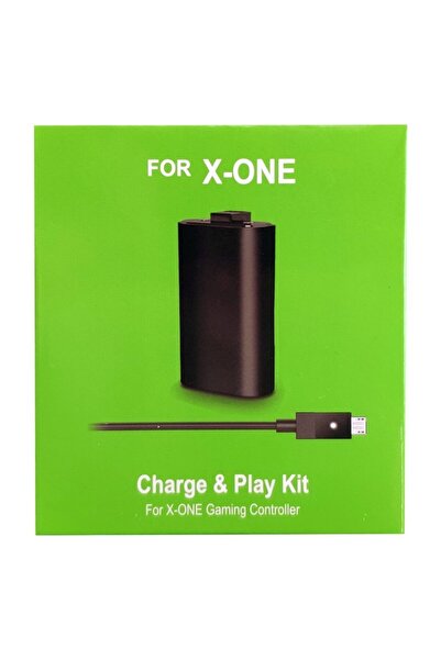 DNR Bilişim Xbox One Şarj Kiti Xbox One Play & Charge Kit Gamepad Batarya Şarj
