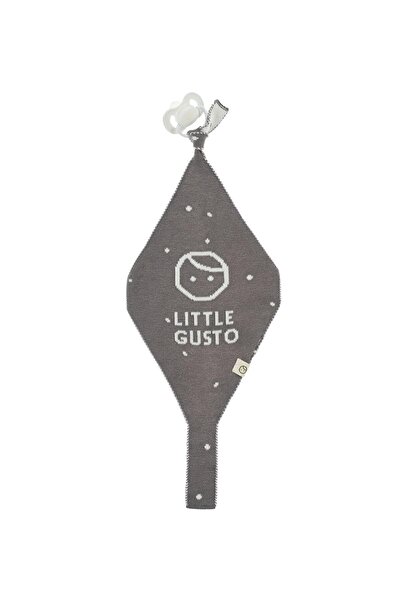 Little Gusto Bebek Örgü Emzik Bezi Cosmos Gri Organik Pamuk