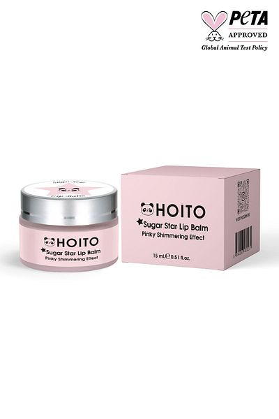 Hoito Sugar Star Lip Balm 15ml - Moisturizing and Repairing Lip Balm