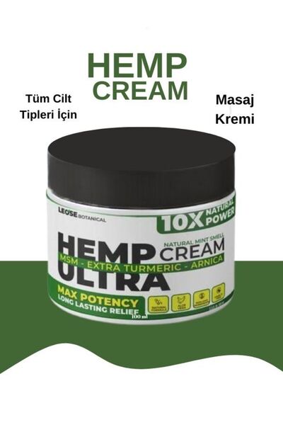 Krem Hemp Cream 100 ml Ağrı Kesici Yeşil Renk