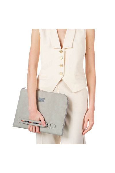 Happy-Nes 13'' Laptop Case - Lunar Mist Stone Gray