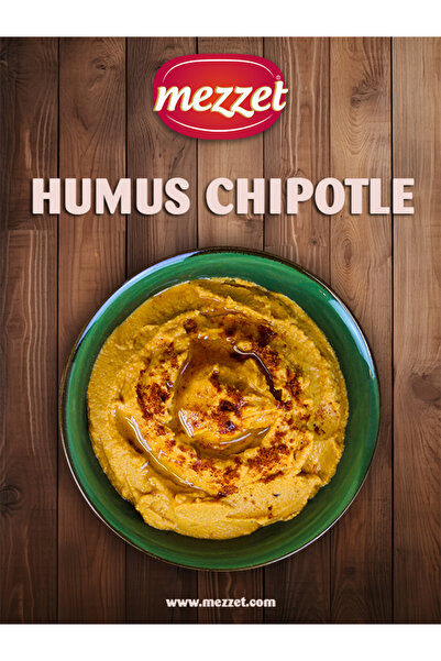 Mezzet Vegan Koruyucusuz 300 gram Chıpotle Acılı Humus