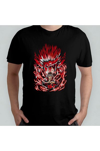 Pixxa Μπλουζάκι Naruto - Itachi Uchiha Crew Neck 100% βαμβακερό - 2