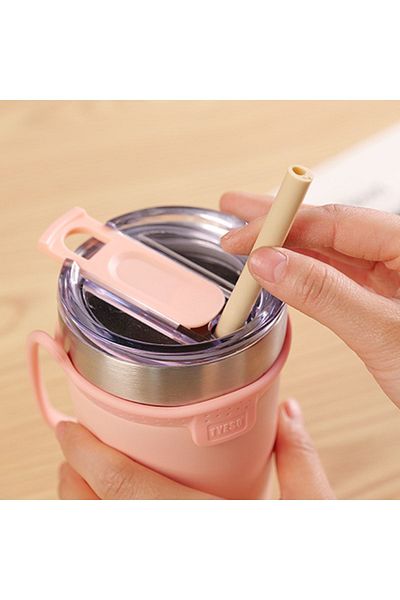Tyeso Soulmate Tumbler Vacuum Stainless Steel Silicone Strap 710ml