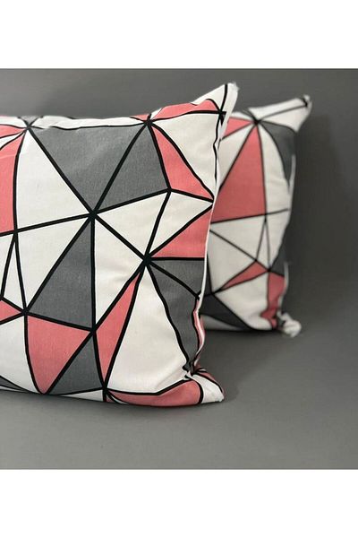 Belsina 50X70 cm Cotton Pillow Case - 2 Pieces Patterned