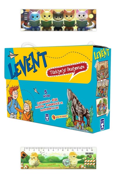 Timaş Çocuk Levent Türkiye'yi Geziyorum Seti 1 (5 Kitap)
