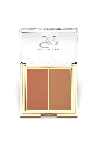Golden Rose Rosy Bronze Iconic Blush Duo - Blush - 8691190516161